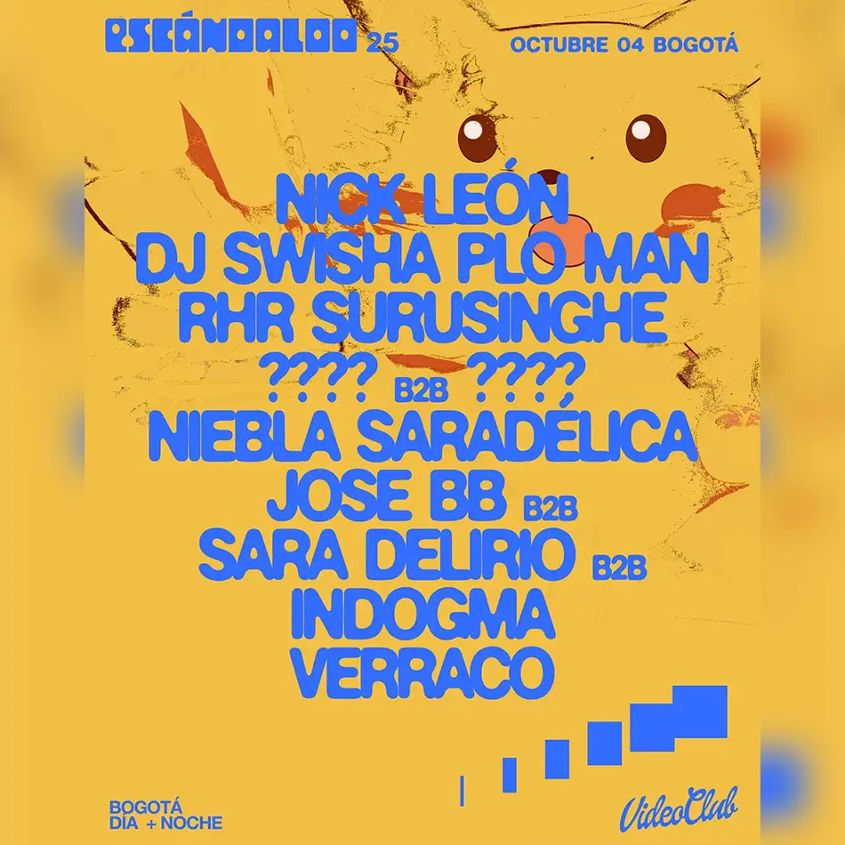 Escándalo 25 - Sáb. 4 Octubre