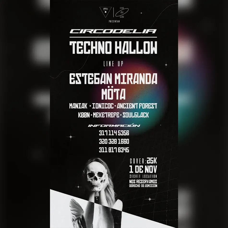 Techno Hallow - Sáb. 1 Noviembre